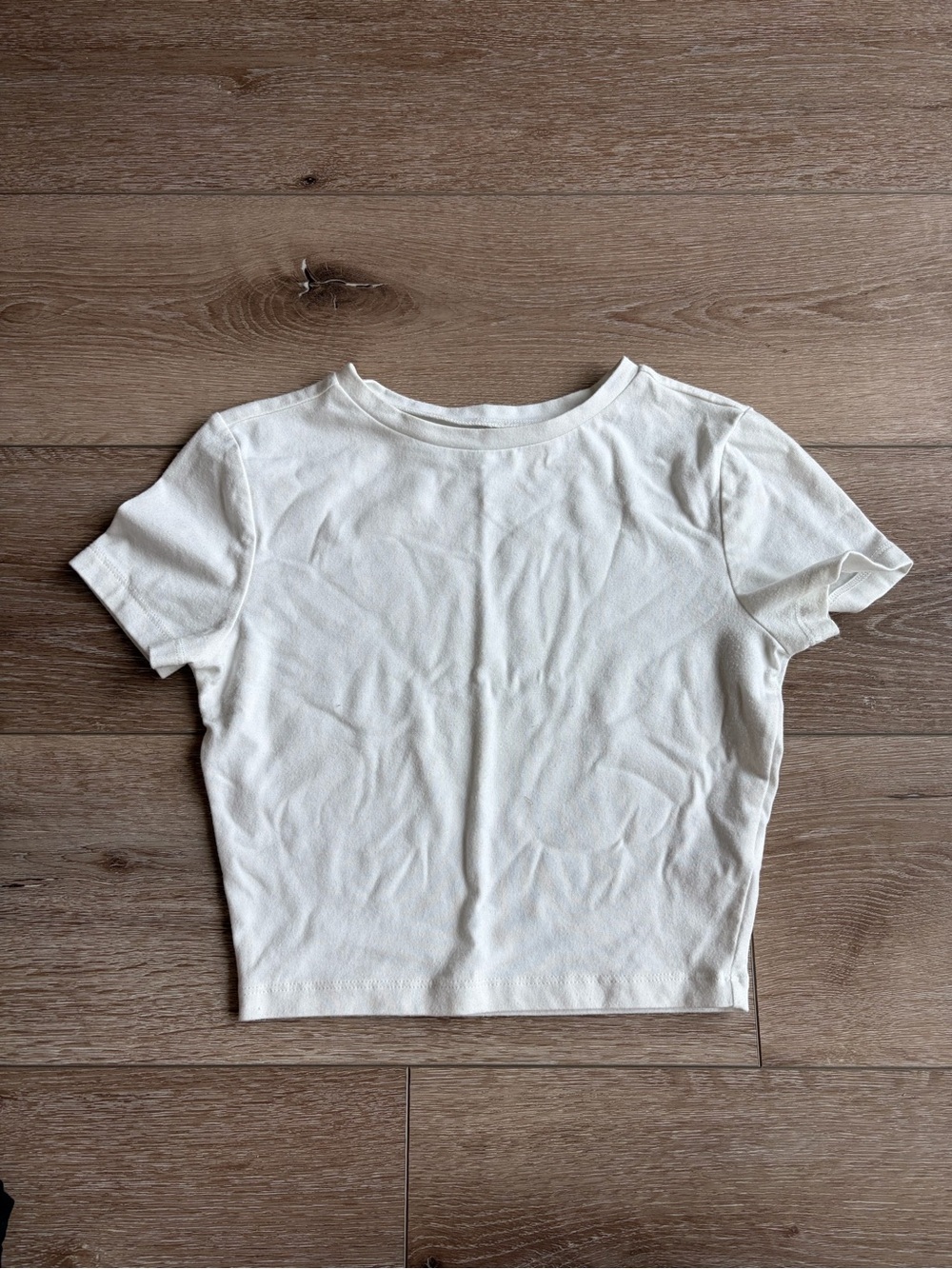 Women’s White Crewneck Short Sleeve Top sz. XS